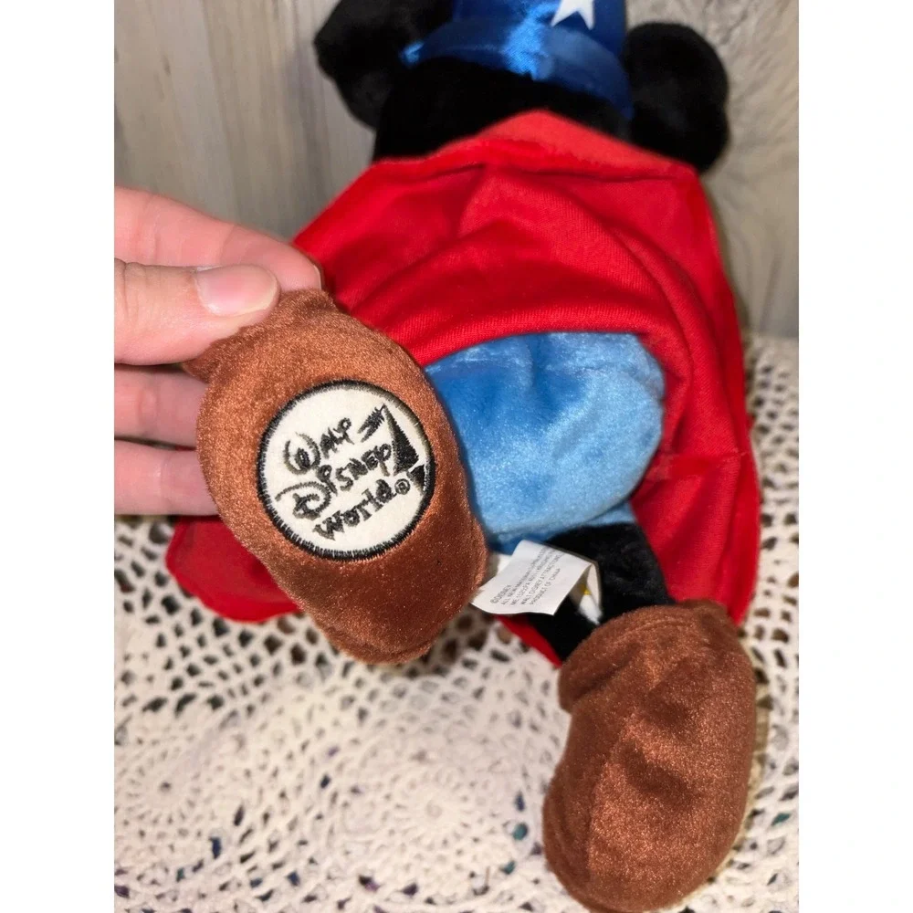 Disney Sorcerer Mickey Mouse Plush Fantasia Wizard Walt Disney World
